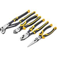 PITBULL Dual Material Mixed Plier Set, 4 Pieces Seaboard Timber Mart