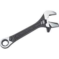 11-Piece Pass-Thru X6 Adjustable Wrench & Spline Socket Set, 13" L, 2-27/50" Max Width, Black Phosphate Seaboard Timber Mart