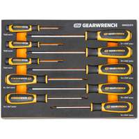 Jeu de tournevis bimat&eacute;riau Torx dans un plateau de rangement en mousse, 10 mcx Seaboard Timber Mart