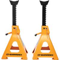 Ratcheting Jack Stand, Locking Pin, 6 tons Capacity, 15-3/4" - 24-1/2" H Seaboard Timber Mart