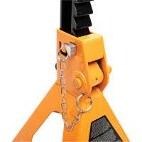 Ratcheting Jack Stand, Locking Pin, 6 tons Capacity, 15-3/4" - 24-1/2" H Seaboard Timber Mart