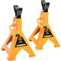 Ratcheting Jack Stand, Locking Pin, 3 tons Capacity, 11-3/4" - 17-1/2" H Seaboard Timber Mart