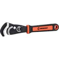 Cl&eacute; bimat&eacute;riau auto-ajustable pour tuyau, Cap des m&acirc;choires 1-1/2", Longueur 12", Fini Oxyde noir, Prise Coussin&eacute;e Seaboard Timber Mart