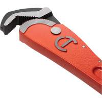 Cl&eacute; pour tuyau acier auto-ajustable, Cap des m&acirc;choires 1-1/2", Longueur 12", Fini Rev&ecirc;tement en poudre, Prise Non-ergonomique Seaboard Timber Mart
