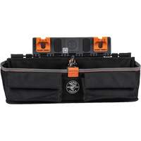Bucket Work CentreS-Hook Large Pouch Module, Nylon, 3 Pockets, Black/Orange Seaboard Timber Mart