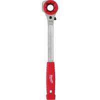 Lineman's High-Leverage Ratcheting Wrench with Milled Strike Face, 3/4"/1"/1-1/8" Drive, Ergonomic Handle Seaboard Timber Mart