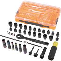 KNECT Complete Impact Pass Through & Flip Socket Set, 39 Pcs, Impact Seaboard Timber Mart