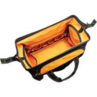 Sac &agrave; outils de 20" pour les professionnels, Nylon, 33 pochettes, Noir/Orange Seaboard Timber Mart