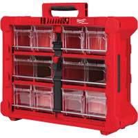 Organisateur PACKOUT &agrave; bac inclinable, 15-1/5" x 19-7/10" x 6-7/10", Noir/Rouge Seaboard Timber Mart