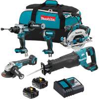 18V LXT Brushless 5 Tool Combo Kit, Lithium-Ion, 18 V Seaboard Timber Mart