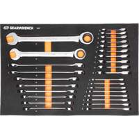 MEGAMOD Metric Mechanics Tool Set in Modular Foam Trays with Rolling Cabinet, 358 Pieces Seaboard Timber Mart
