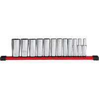Jeu de douilles profondes SAE &agrave; 12 pans , 12 Mcx, Prise de 3/8", Profond Seaboard Timber Mart