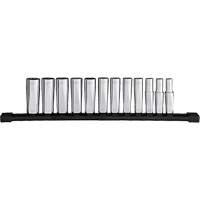 Jeu de douilles &agrave; puits profondes m&eacute;triques &agrave; 12 pans, 12 Mcx, Prise de 3/8", Profond Seaboard Timber Mart