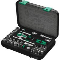 8100 SA 2 Zyklop Speed Ratchet Set, 42 Pcs, 3/8" Drive Size Seaboard Timber Mart