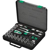 8100 SC 2 Zyklop Speed Ratchet Set, 37 Pcs, 3/8" Drive Size Seaboard Timber Mart