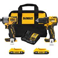 Brushless Cordless Drill/Driver & Impact Driver Combo Kit, Lithium-Ion, 20 V Seaboard Timber Mart