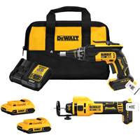 XR&reg; Brushless Drywall Screwgun & Cut-Out Tool Combo Kit, Lithium-Ion, 20 V Seaboard Timber Mart