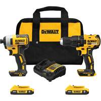 Drill & Impact Driver Combo Kit, Lithium-Ion, 20 V Seaboard Timber Mart