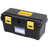 JPTB-16 Plastic Hand Tool Box, 16" W x 8" D x 7-1/2" H, Black Seaboard Timber Mart