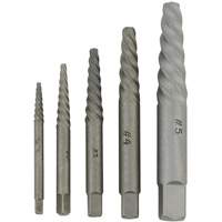 JSSE-5S Spiral-Type Screw Extractor Set, Alloy Steel Seaboard Timber Mart