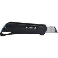 18mm Professional Knife with Ratchet, Stainless Steel, Heavy-Duty, Plastic Handle Seaboard Timber Mart