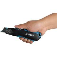 Retractable Safety Knife , Stainless Steel, Heavy-Duty, Plastic/Aluminum Handle Seaboard Timber Mart