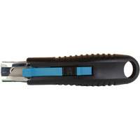 Standard-Duty Retractable Safety Knife, Stainless Steel, Rubber Handle Seaboard Timber Mart