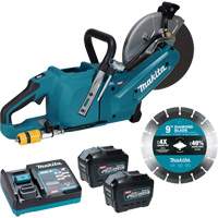 40Vmax XGT Brushless Power Cutter with 8.0Ah Batteries Kit, 9", 40 V Seaboard Timber Mart
