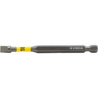 Impactech&reg; Power Bit, Slot, 10F-12R Tip, 1/4" Drive Size, 3-1/2" Length Seaboard Timber Mart