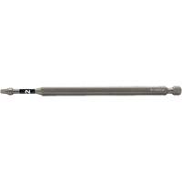 Impactech&reg; Power Bit, Square, #2 Tip, 1/4" Drive Size, 6" Length Seaboard Timber Mart