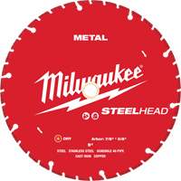 Lame de coupe diamant&eacute;e STEELHEAD, 9", Pour M&eacute;tal Seaboard Timber Mart