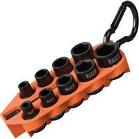 Grab-And-Go Impact Socket Set, SAE, 10 Pcs, Impact, 3/8" Drive Size Seaboard Timber Mart