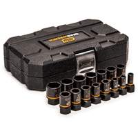 Jeu de douilles d'extraction Bolt Biter, 15 Mcx, Chocs, Prise de 1/4"/3/8" Seaboard Timber Mart