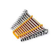 Jeu de cl&eacute;s &agrave; 12 pans et 90 dents, Combinaison &agrave; cliquet, 12 morceaux, M&eacute;trique Seaboard Timber Mart