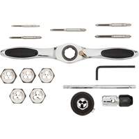 Jeu de tarauds et fili&egrave;res SAE &agrave; cliquet, 15 Morcea Seaboard Timber Mart