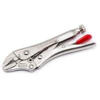 Locking Pliers with Wire Cutter, 7" Length, Curved Jaw Seaboard Timber Mart