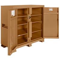 Armoire de chantier mod&egrave;le 139 avec cadenas, Acier, 59,4 pi³, Havane Seaboard Timber Mart