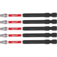 SHOCKWAVE Impact Recess Power Bits, Square, 2 Tip, 3-1/2" Length Seaboard Timber Mart