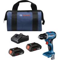 Trousse perceuse-visseuse compacte sans balais, Lithium-ion, 18 V, Mandrin 1/2", Couple 400 lb-po Seaboard Timber Mart