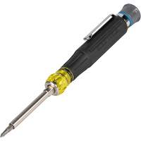 13-in-1 Multi-Bit Pocket Precision Screwdriver, 6-1/2" L, Cushion Grip Handle Seaboard Timber Mart