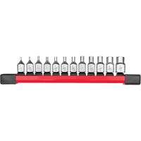 Jeu de douilles longues &agrave; embouts SAE, Hexagonale, Prise 1/4", 12 mr Seaboard Timber Mart