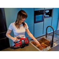 TE-DA 18/760 Li 18V Cordless Drain Auger (Tool Only), Powered, 25' Cable Length, 1/4" Cable Diameter Seaboard Timber Mart