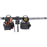 Ensemble de tabliers robustes Phantom 4 morceaux, Cuir, Noir Seaboard Timber Mart