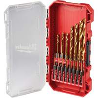 SHOCKWAVE Impact-Duty Drill Bit  Set, 15 Pieces, Titanium Seaboard Timber Mart