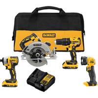 MAX* Cordless Brushless 4-Tool Combo Kit (2.0Ah), 20 V Seaboard Timber Mart