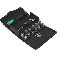 SA 13 Zyklop Comfort Ratchet Set with Reversing Lever, 15 Pcs, 1/4" Drive Size Seaboard Timber Mart