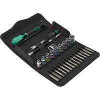 SA 15 Zyklop Comfort Ratchet Set with Reversing Lever, 28 Pcs, 1/4" Drive Size Seaboard Timber Mart
