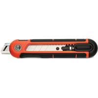 18mm Snap Off Blade Retractable Knife, Steel, Plastic Handle Seaboard Timber Mart