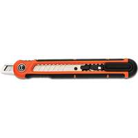 9mm Snap Off Blade Retractable Knife, Steel, Plastic Handle Seaboard Timber Mart