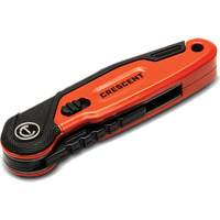 Folding Utility Knife, 1" Blade, Steel Blade, Aluminum Handle Seaboard Timber Mart